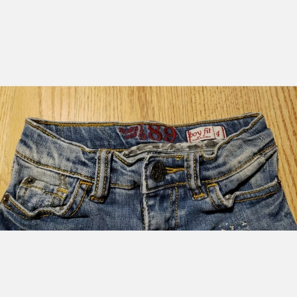 The Children's Place Girls Jeans Size 4 Boy Fit - Picture 5 of 12
